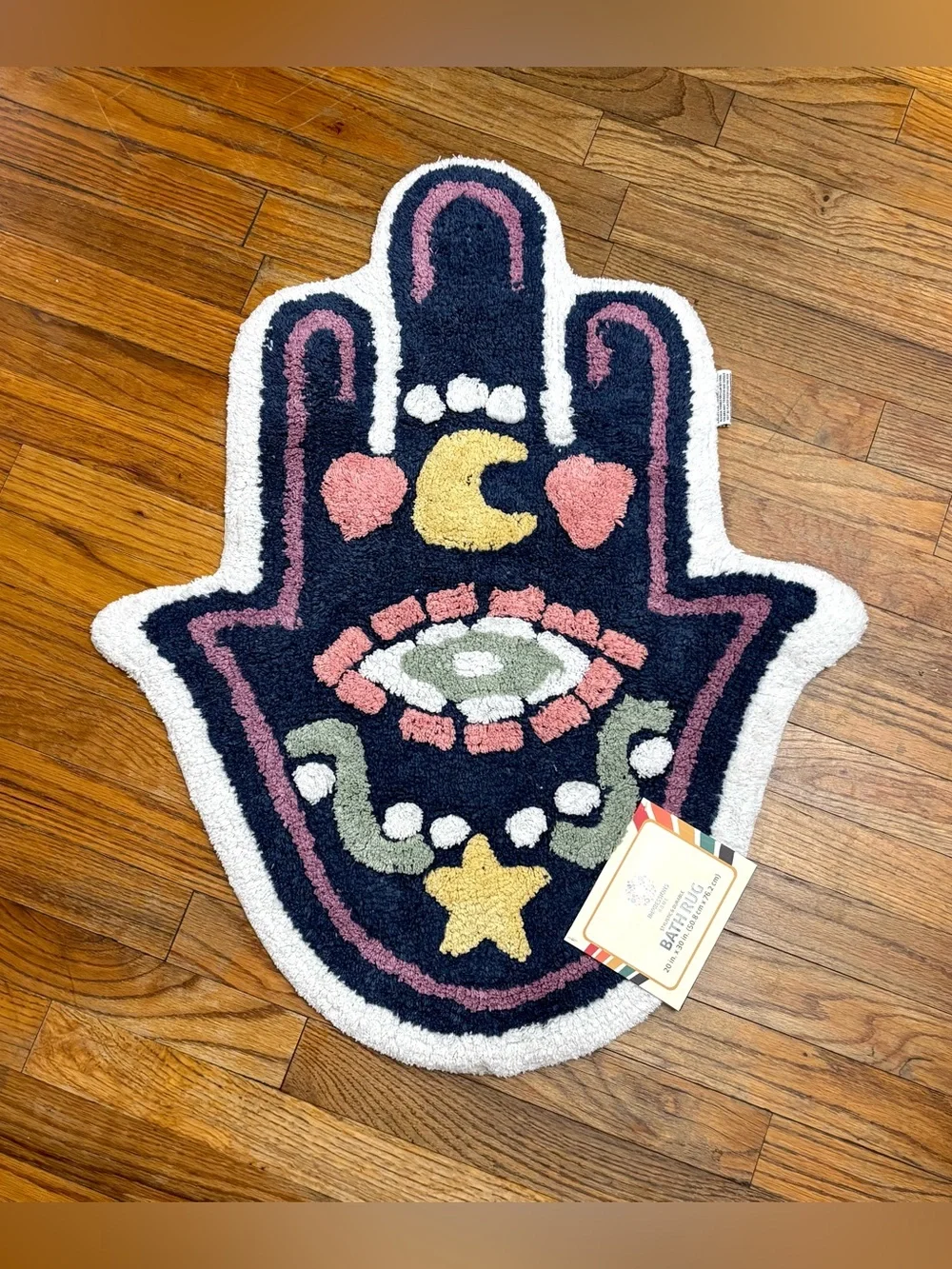 HALLOWEEN EVIL EYE HAMSA HAND BATH MAT THIRD EYE NON SLIP 20X30 VIRAL TIKTOK NEW